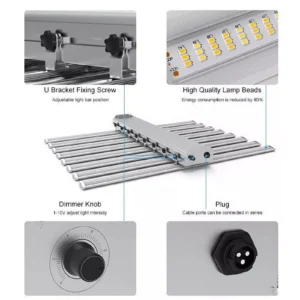 NaLite 800W Full spectrum LED Commercial Grow Light Dimmable Indoor Plant Lamp - Image 2