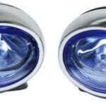 2 Navigator NV-501W Cyber White Universal Driving Light Kit Halogen NV-H3K Bulbs