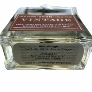 Tru Fragrance 1956 VINTAGE Cologne 3.4oz Citrus Amber Bergamot White Musk 3.4oz - Image 2