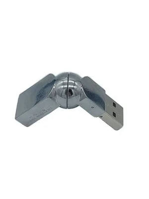 2 Metal Flexible USB Cable Adapter - Rotating Swivel Head - Male to Female Adapt - Image 4