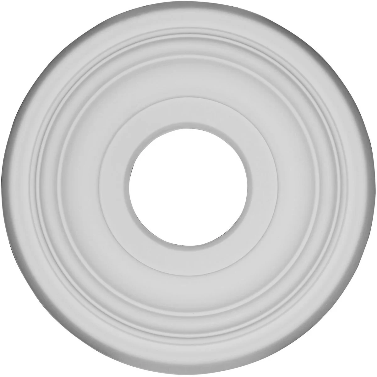 11 1/2" OD x 3 1/2"ID x 1"P Traditional Ceiling Medallion, Primed - Image 3
