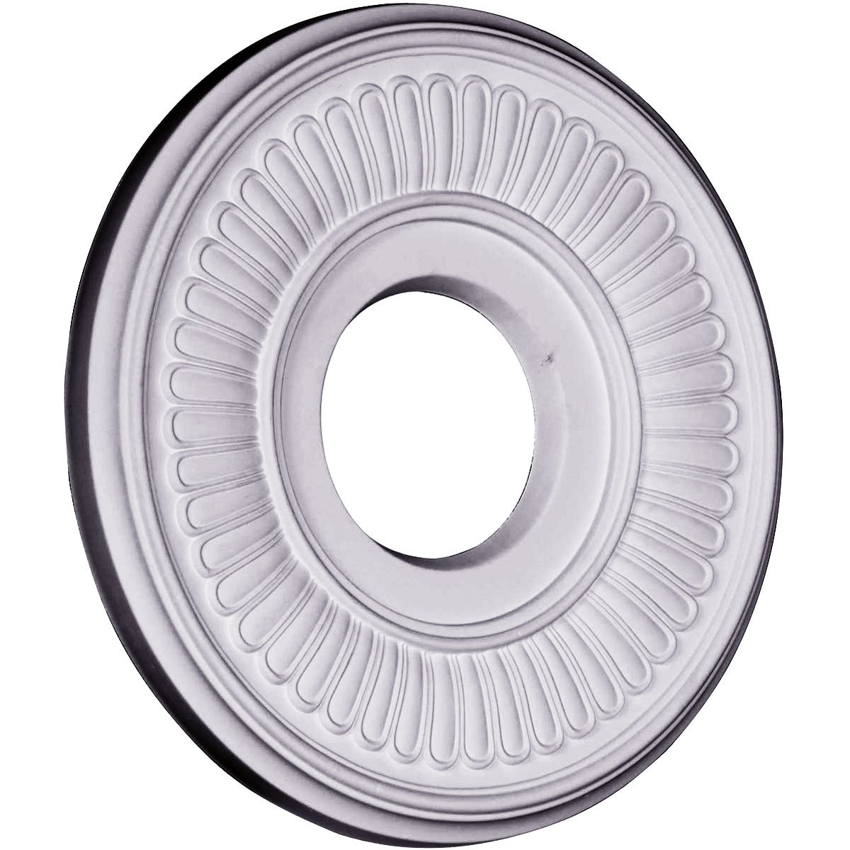Ekena Millwork 11 1/2" OD x 3 1/2"ID x 1"P Berkshire Ceiling Medallion, Primed - Image 3