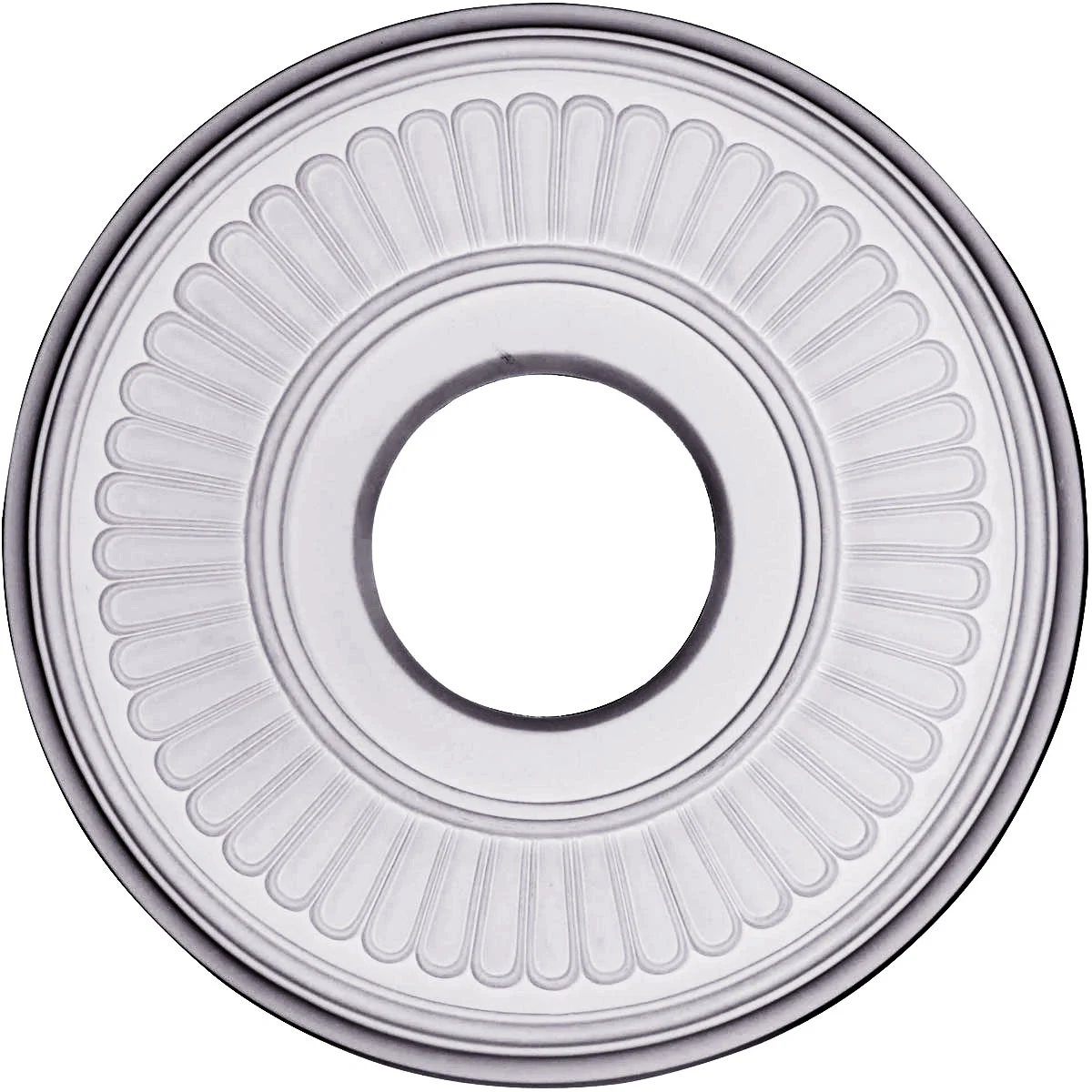Ekena Millwork 11 1/2" OD x 3 1/2"ID x 1"P Berkshire Ceiling Medallion, Primed - Image 2