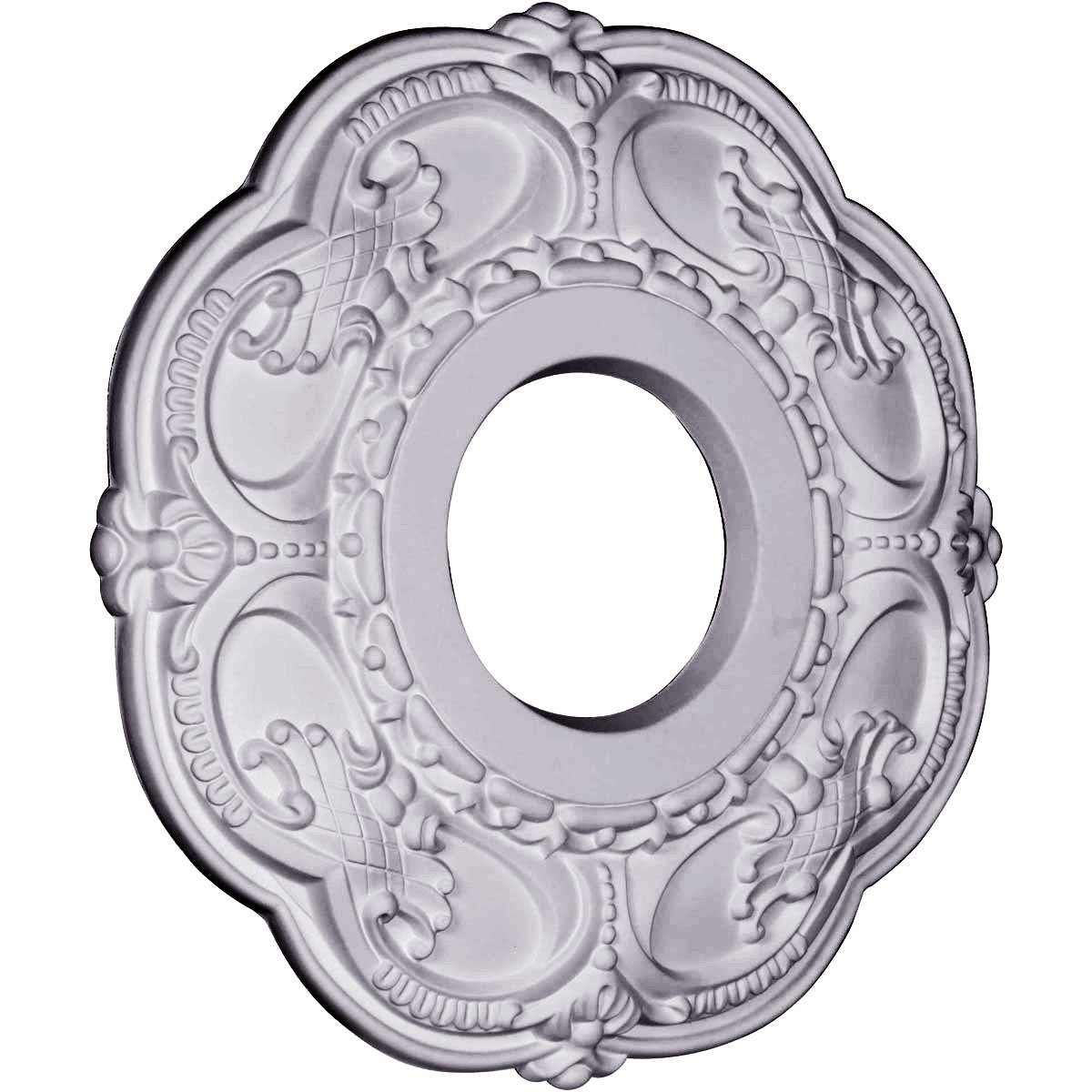 Ekena Millwork 11 1/2" OD x 3 1/2"ID x 1"P Rotherham Ceiling Medallion, Primed - Image 3