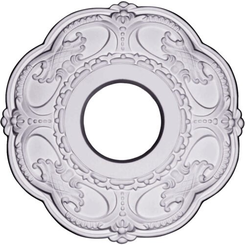 Ekena Millwork 11 1/2" OD x 3 1/2"ID x 1"P Rotherham Ceiling Medallion, Primed