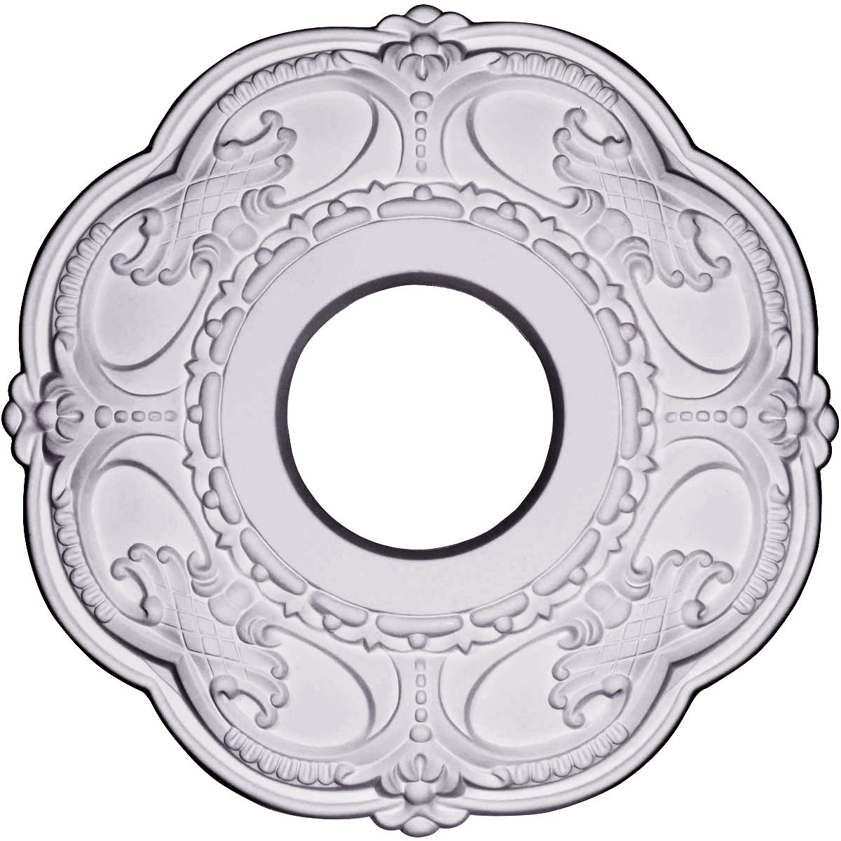 Ekena Millwork 11 1/2" OD x 3 1/2"ID x 1"P Rotherham Ceiling Medallion, Primed