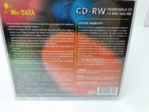 10 Mr. DATA Single Disk 74 Minutes 650MB CD-RW Net 170 Gig Factory Wrapped NEW. - Image 6