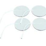 V-Trode Axelgaard Valuetrode 2 inch Round White Foam Backed - 4 ea.