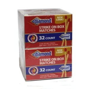 10 Boxes Of Diamond Strike on Box Penny Matches (320 Count)