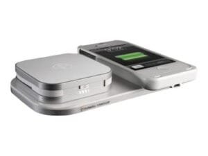 Duracell Powermat - Wireless charging pad + receiver - white