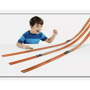 Hot Wheels Track Builder Pack - Replacement 2-Piece Track Set (24" Track Each) - Image 3