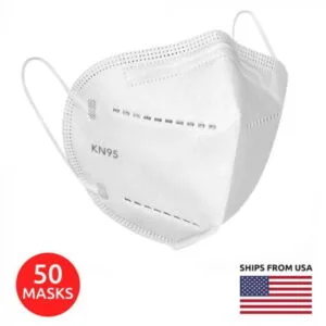 NEW White Face Mask 4ply package of 50 KN 95mask