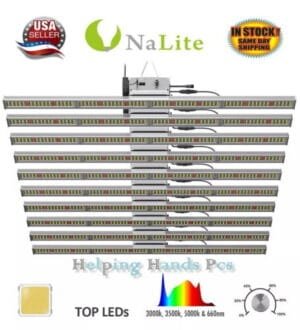 NaLite 800W Full spectrum LED Commercial Grow Light Dimmable Indoor Plant Lamp