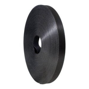 Rip-Tie Hook-and-Loop Cable Tie Roll, 75 ft, Black Wrap Strap W-75-1RL-BK - Image 3