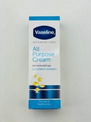 Vaseline Intensive Care All Purpose Cream Rough Cracked Skin Relief, Advanced + Concentrated Formula 1.41 oz.