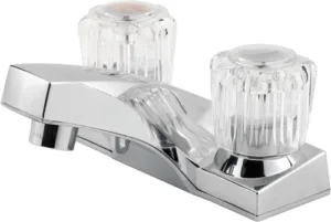 Pfister Pfirst 2-Handle 4" Centerset Bathroom Faucet LG143-6002 Polished Chrome