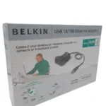 Belkin F5D5050 USB to 10/100 Ethernet Adaptor & CD. 4 Internet Notebook Computer