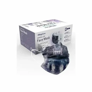 50 - MagiCare Tie Dye Disposable Face Masks - 3 Ply Face Masks for Adults Purple