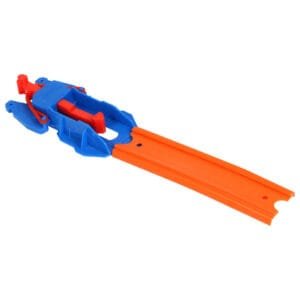 2 MATTEL Hot Wheels Launcher & Racetrack Extension Red & Blue - Image 2