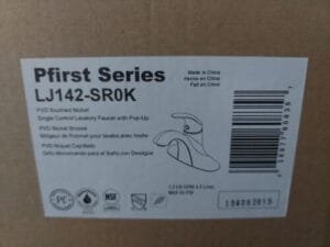 Pfister LJ142-SR0K 1-Handle 4" Serrano Center set Bathroom Faucet Brushed Nickel - Image 3