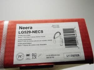 Pfister LG529-NECS Neera Pull Down Kitchen Faucet with Spring Spout Stainless - Image 3