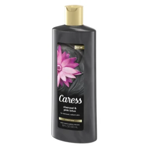 Caress Charcoal And Pink Lotus Womens Body Wash 18 oz - Image 4