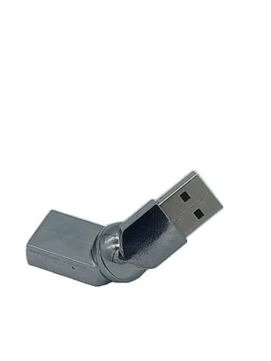2 Metal Flexible USB Cable Adapter - Rotating Swivel Head - Male to Female Adapt - Image 3