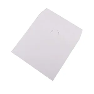 100 Pack Premium White Paper CD DVD Sleeves Envelope with Window Cut Out Flap - Image 3