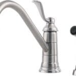 Pfister Portland 1-Handle Kitchen Faucet W/ Side Spray LG34-4PSO Stainless Steel
