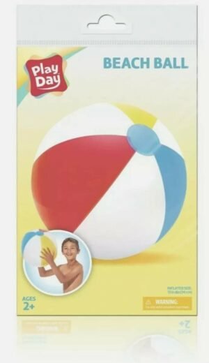 10 Individually Wrapped BEACH BALLS Inflated Size 13in Fun For Summer Pool Party - Image 6