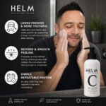 Daily Cleanser Plant-Based Clearer Looking Skin Helm Skin Science for Men - 8oz