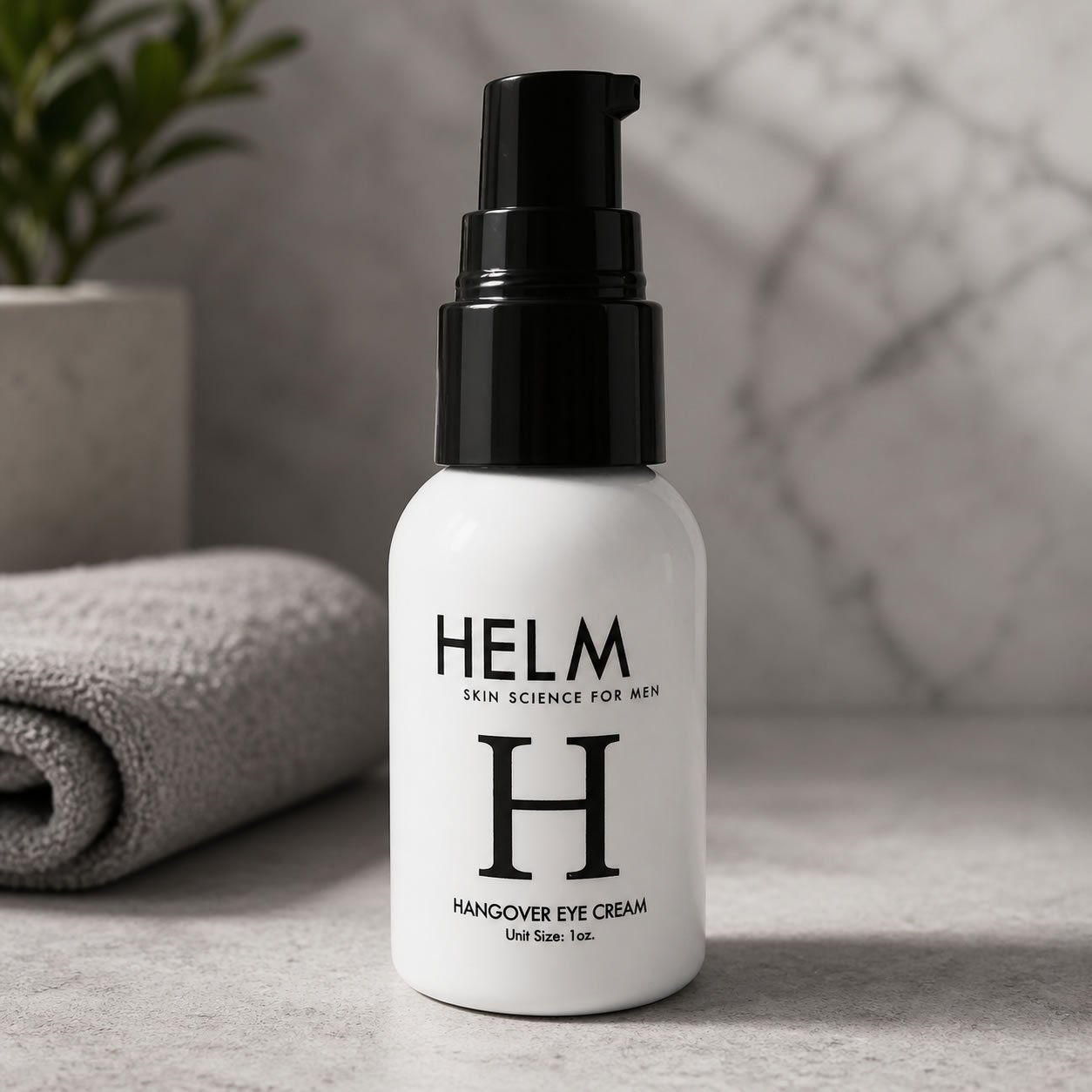Hangover Eye Cream - Stem Cells Algae's & Peptides Helm Skin Science for Men 1oz - Image 5