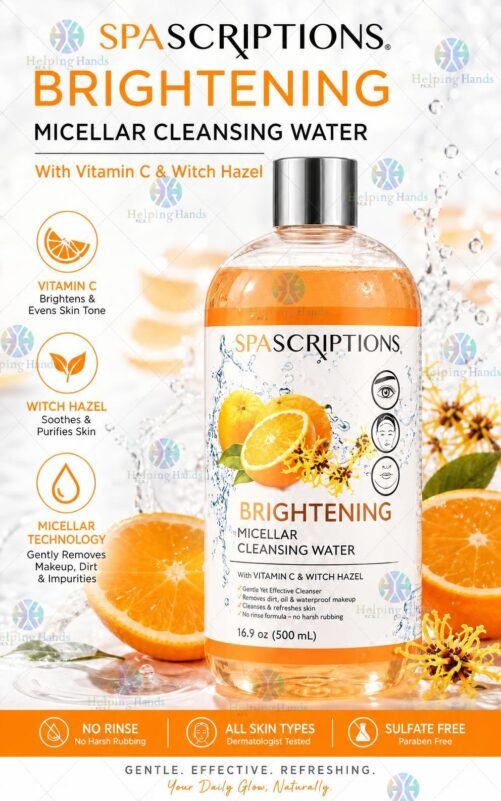 Spascriptions Brightening Micellar Cleansing Water With Vitamin C & Witch Hazel