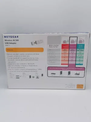 NEW - NetGear Wireless-N300 USB WiFi Adapter Model WN111 (300Mbps) B,G,N USB 2.0 - Image 3