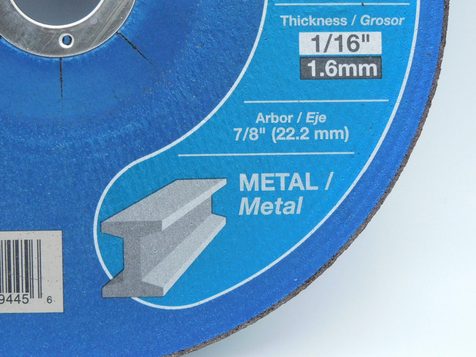 2 NEW AVANTI PRO 8450 RPM 7/8 Arbor 7" ABRASIVE CUT OFF DISC METAL. Type 27 1/16 - Image 6