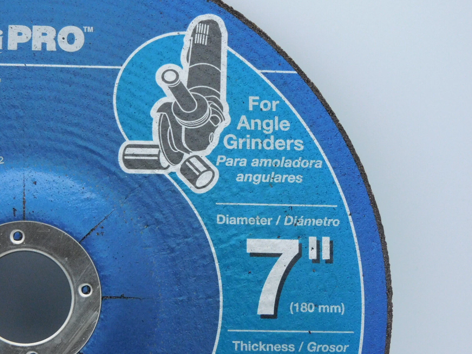 2 NEW AVANTI PRO 8450 RPM 7/8 Arbor 7" ABRASIVE CUT OFF DISC METAL. Type 27 1/16 - Image 4