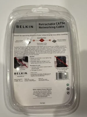 Belkin Retractable patch cable - 3.6 ft - silver - Image 3