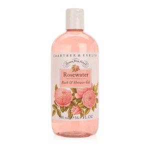 Crabtree & Evelyn Bath and Shower Gel, Rose water, 16.9 Fl Oz - Image 3