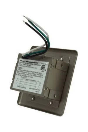 Panamax MIW-POWER-PRO-PFP Power Outlet Faceplate - Silver - Image 2