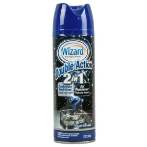 3 Wizard Double Action Smoke Odor Neutralizer + Air Freshener 12oz Fresh Breeze - Image 3