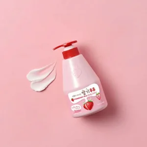 Kwailnara Strawberry Milk Body Lotion 19.75 oz - Image 2