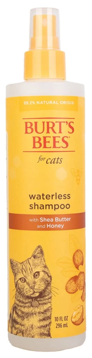 Burt's Bees Natural Cat Care Waterless Dry Shampoo with Shea Butter & Honey for Cats 10oz - Image 2