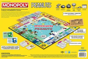 Monopoly Family Board Game Peanuts Version Snoopy Lucy Charlie Brown - Image 4