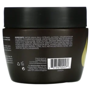 Luseta Argan Oil Hair Mask revitalizing treatment for damaged, weak, color-treated hair 16.9 oz - Image 3