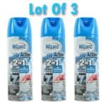 3 Wizard Double Action 2 in 1 Odor Eliminator and Air Freshener - Clean Linen