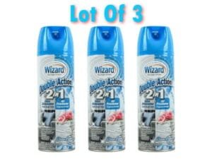 3 Wizard Double Action 2 in 1 Odor Eliminator and Air Freshener - Clean Linen