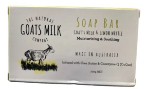 3 Goats Milk Company Soap Bar Goat's Milk & Lemon Moisturizing & Soothing - Image 3
