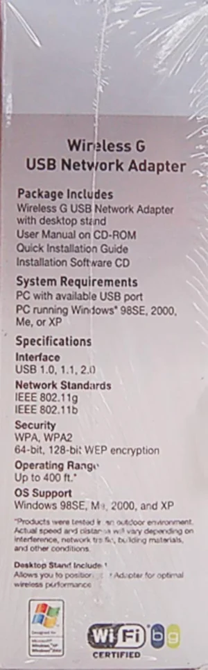 Belkin Wireless G USB Network Adapter - Network adapter - USB 2.0 - 802.11b/g - Image 2
