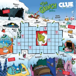 Clue Dr. Seuss How The Grinch Stole Christmas Edition Board Game - Image 5