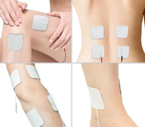 20 Pack AmeriCan Square Self Adhesive Electrodes 2" x 2" Fabric Back Flexible Reusable - Image 3